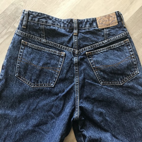 New Direction Original Legend Atypical Button Fly High Rise Mom Jeans sz 32 - Picture 8 of 13